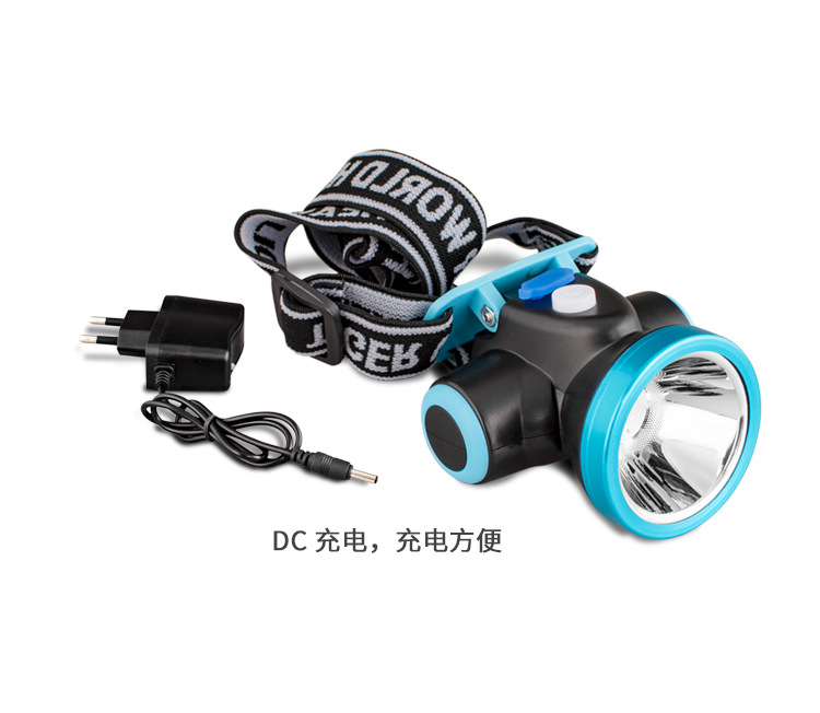 厂家批发强光头灯户外led头灯头戴式手电筒可充电夜间钓鱼灯矿灯详情3