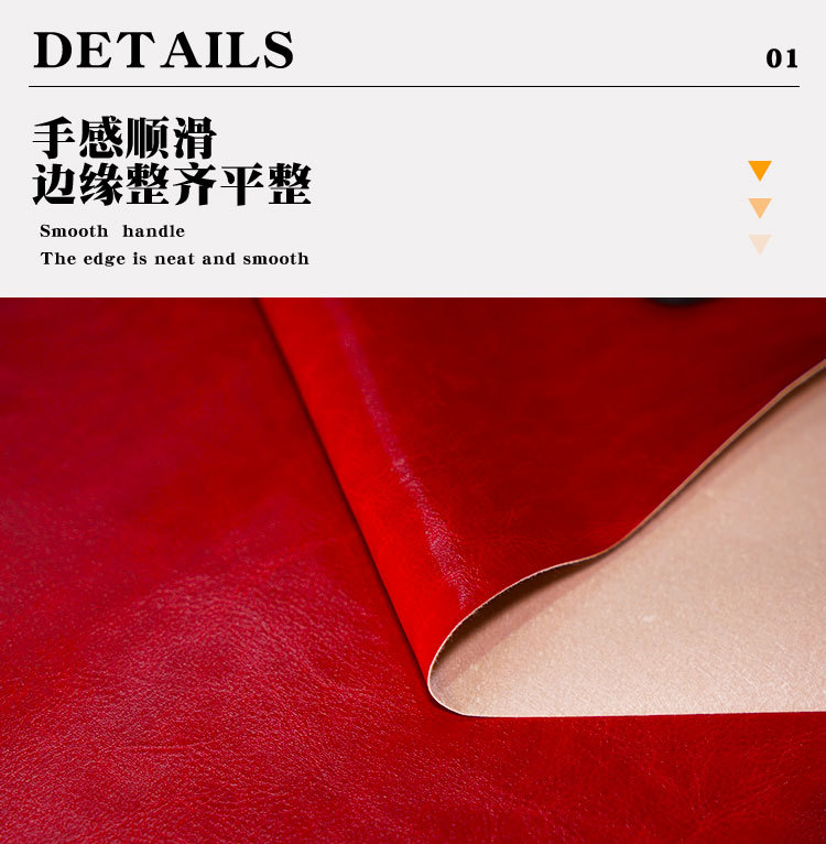 R64pu color-changing leather in stock, 0.6mm spunlace fabric base, special packaging for eco-friendly gift boxes, artificial leather fabric pic 6
