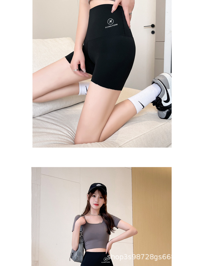 Yiwu three-part shark pants for women in summer are thin, belt-tightening, anti-leakage, and slimming when worn outside. They are large-sized, safety short pants with a base layer pic 20