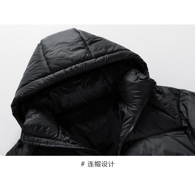 冬季大身填充白鹅绒服保暖连帽羽绒服白鹅情侣男大码跨境羽绒服详情13
