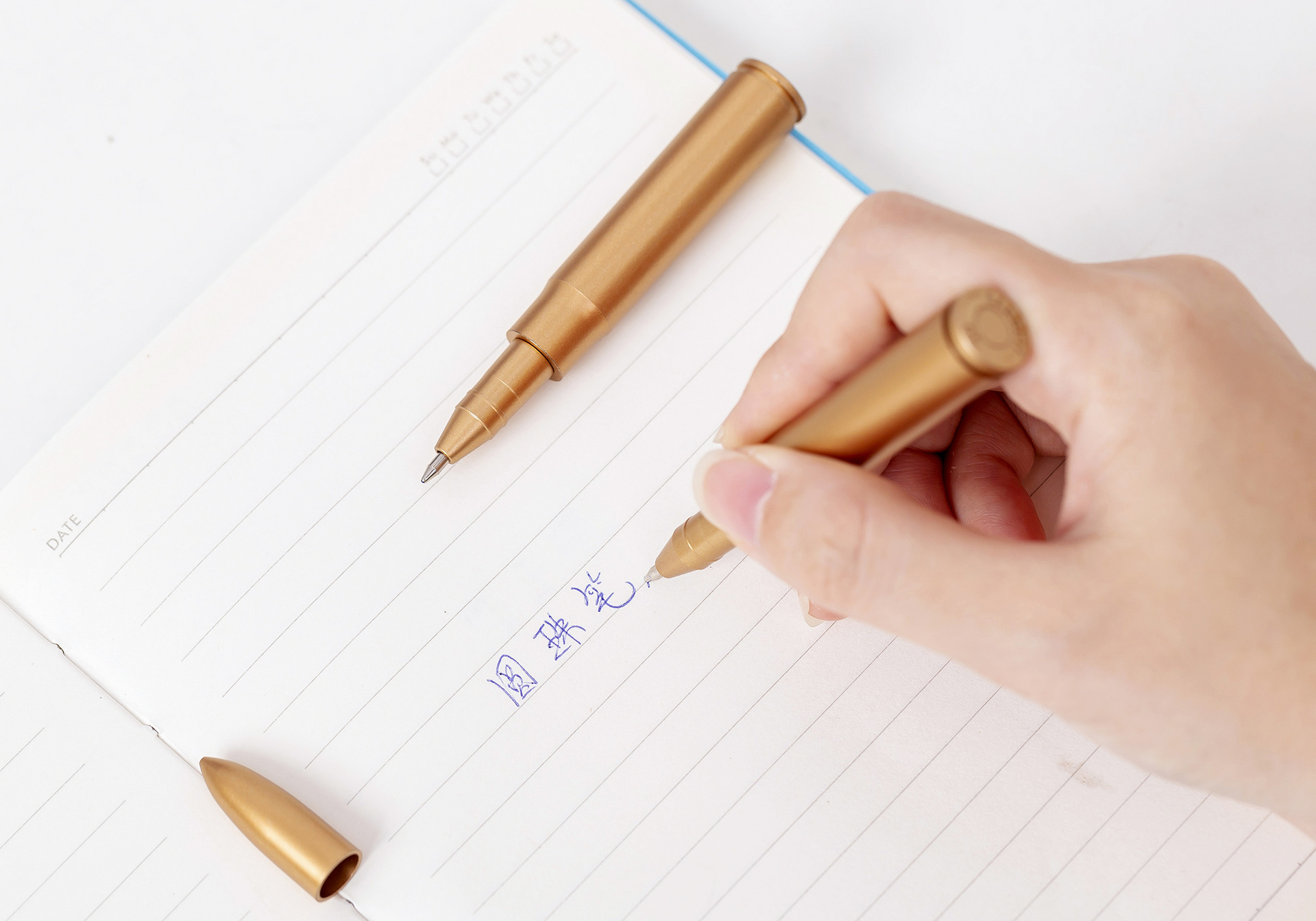 R Creative Shape Ballpoint Pen Blue 0.5mm student creative Ballpoint Pen Wholesale manufacturer pic 11