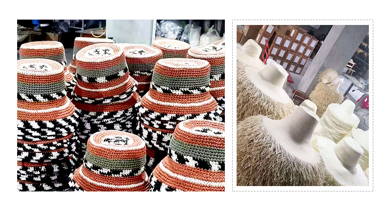 Summer beach hat for women wearing straw hats, Japanese fashion, trendy paper hat, casual monofilament, perforated, breathable and versatile woven straw hat pic 28