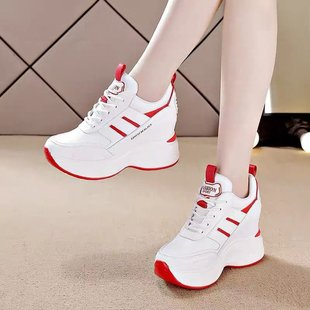 韩版潮流透气老爹鞋女2022夏季厚底增高网红原宿风休闲女式运动鞋详情3