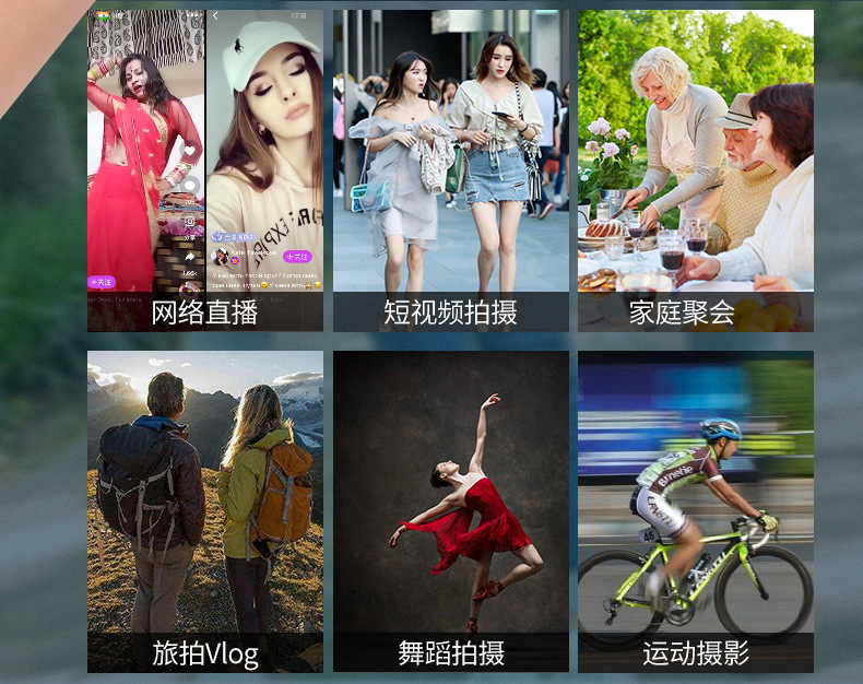 F6/F8 three-axis stabilizer, intelligent face tracking and clapping, handheld gimbal anti-shake video balance stand, factory direct sales pic 5