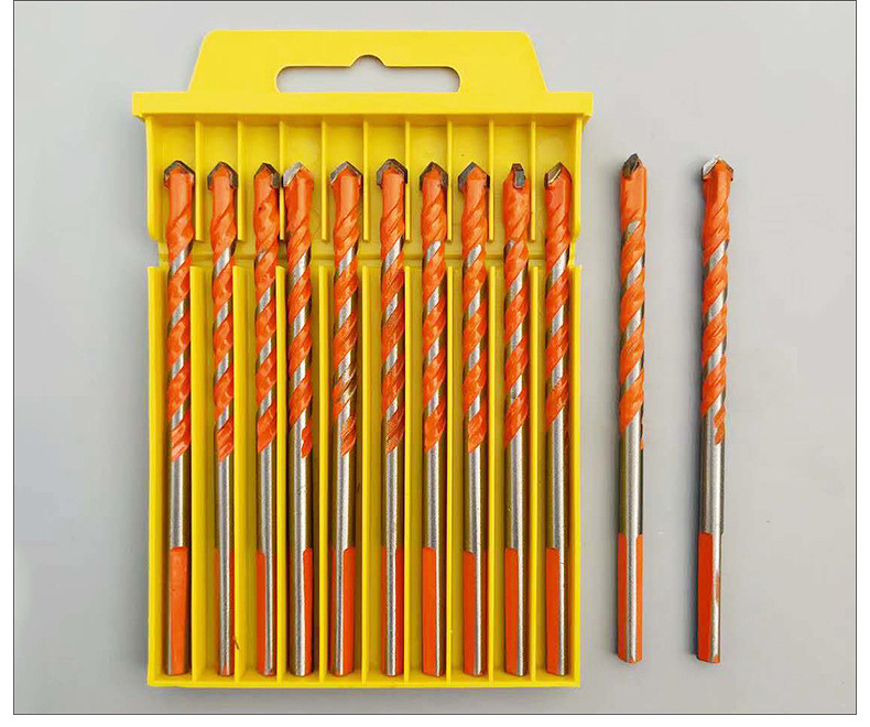 Tile, glass, ceramic cross drill bit, Bawang drill, marble, multi-functional hard alloy twist triangle drill pic 14