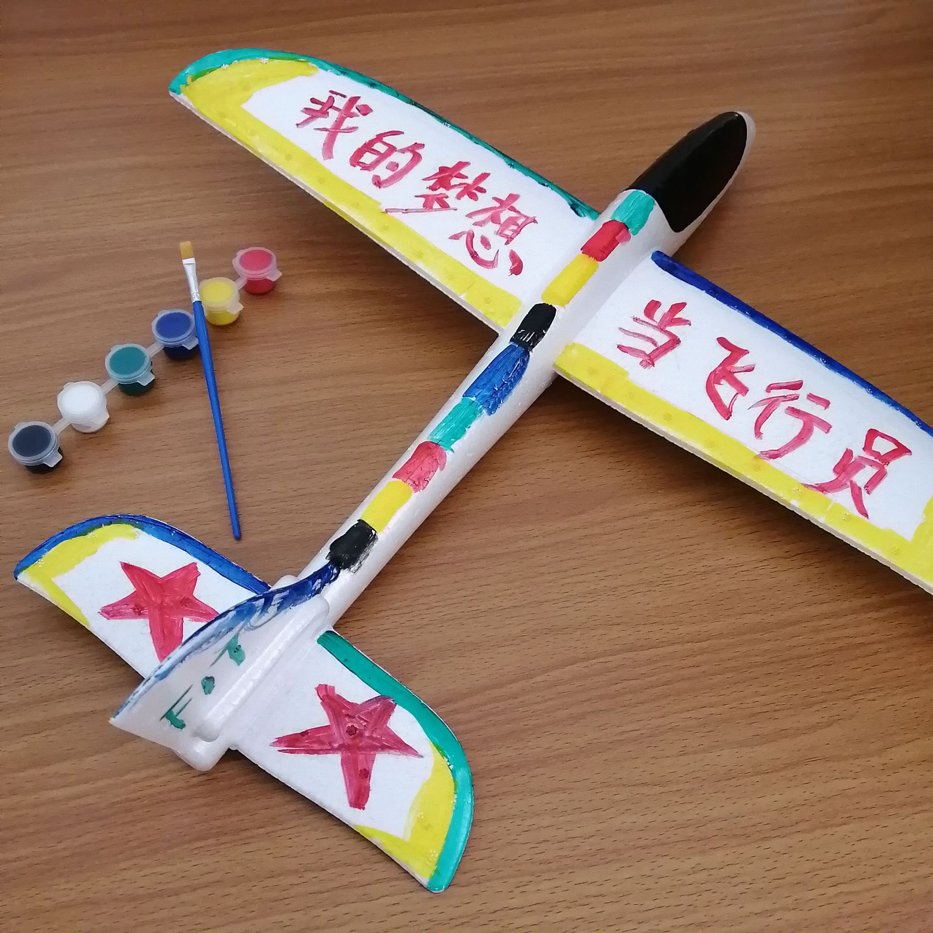 Full-body luminous hand-thrown airplane foam toys, throwing gliders, internet-famous patchwork stunt spins, street stall toys pic 12