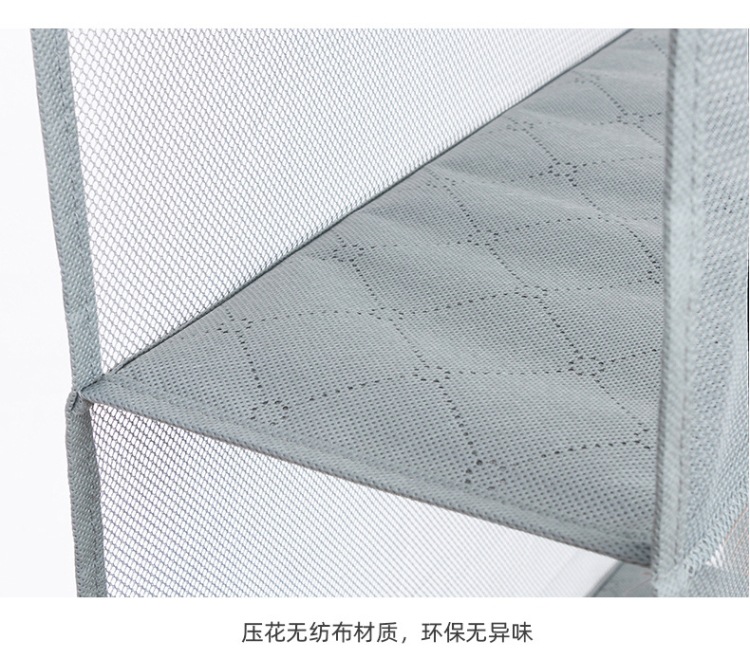 Three-dimensional dust-proof hanging bag, bag storage hanging bag, bag storage hanging bag, four-layer hanging bag, eight-compartment hanging bag pic 9