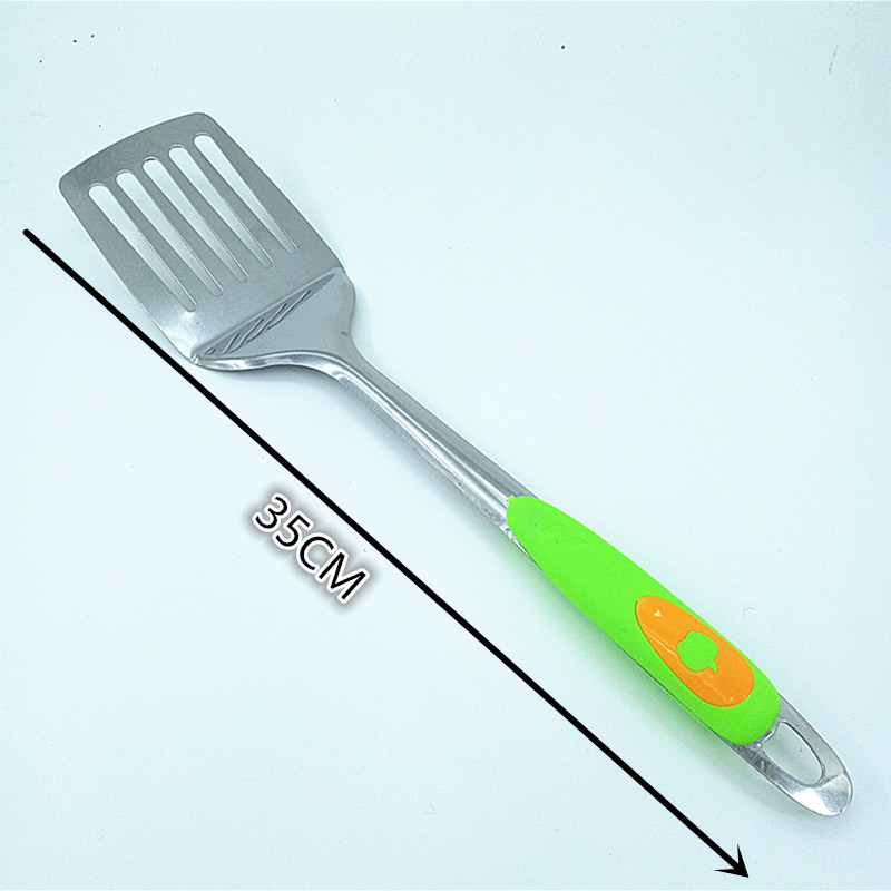 Factory direct supply of magnetic stainless steel plastic spatulas, large spatulas, kitchen cooking spatulas pic 6