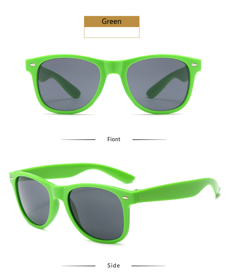 FDA cross-border rice nail sunglasses, customizable Logo promotional gift glasses, street style rainbow party sunglasses for both men and women pic 18