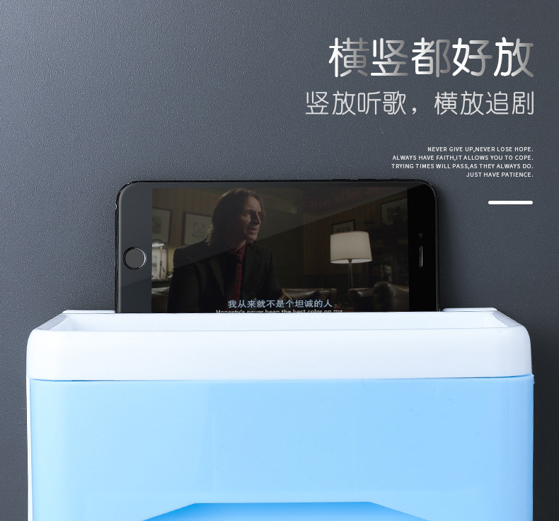 Y176-LK17手纸盒卫生间厕所纸巾盒免打孔卷纸筒抽纸厕纸盒防水卫生纸置物架详情12