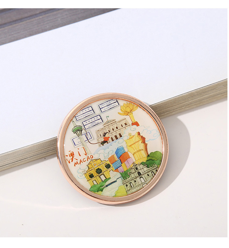 澳门城市国潮冰箱贴金属文创旅游纪念品景区旅游伴手礼磁贴礼品详情19