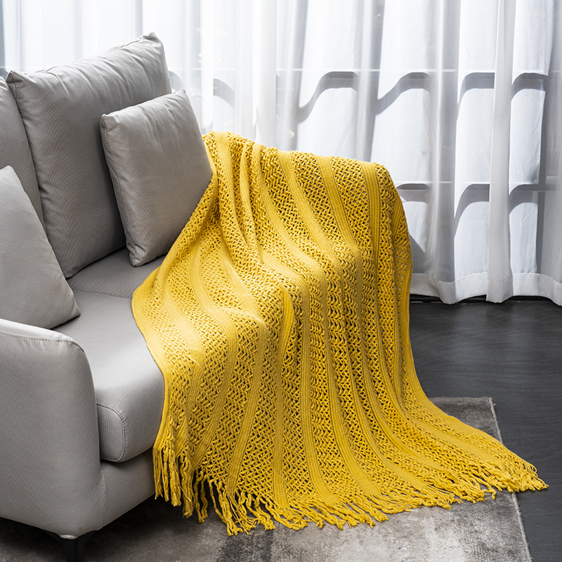 Cross-border blanket, office nap blanket, blanket, summer bed cover, sofa cover blanket, travel woven blanket pic 20