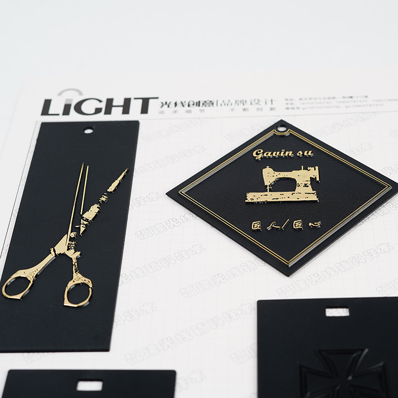 空白吊牌服装饰品吊牌 价格商标挂绳吊卡牛皮纸小卡片吊牌定制详情3