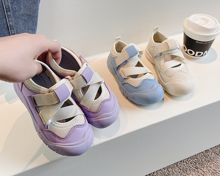 儿童运动凉鞋2024夏季新款男童鞋子女童包头防滑软底沙滩鞋休闲鞋详情18