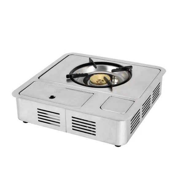 The new Yanhui dual-purpose cassette stove, single-bottle portable fire boiler, barbecue grill and infrared energy-concentrating cassette stove pic 5