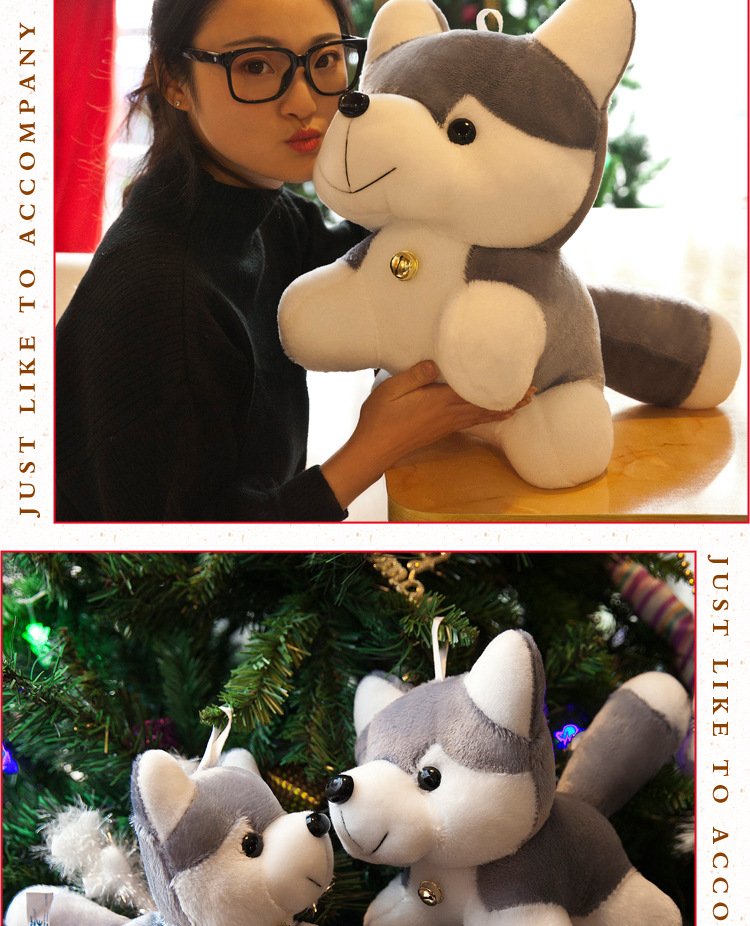 Husky plush toys, cute dolls, creative dolls, decorative items, doll manufacturers wholesale pic 10