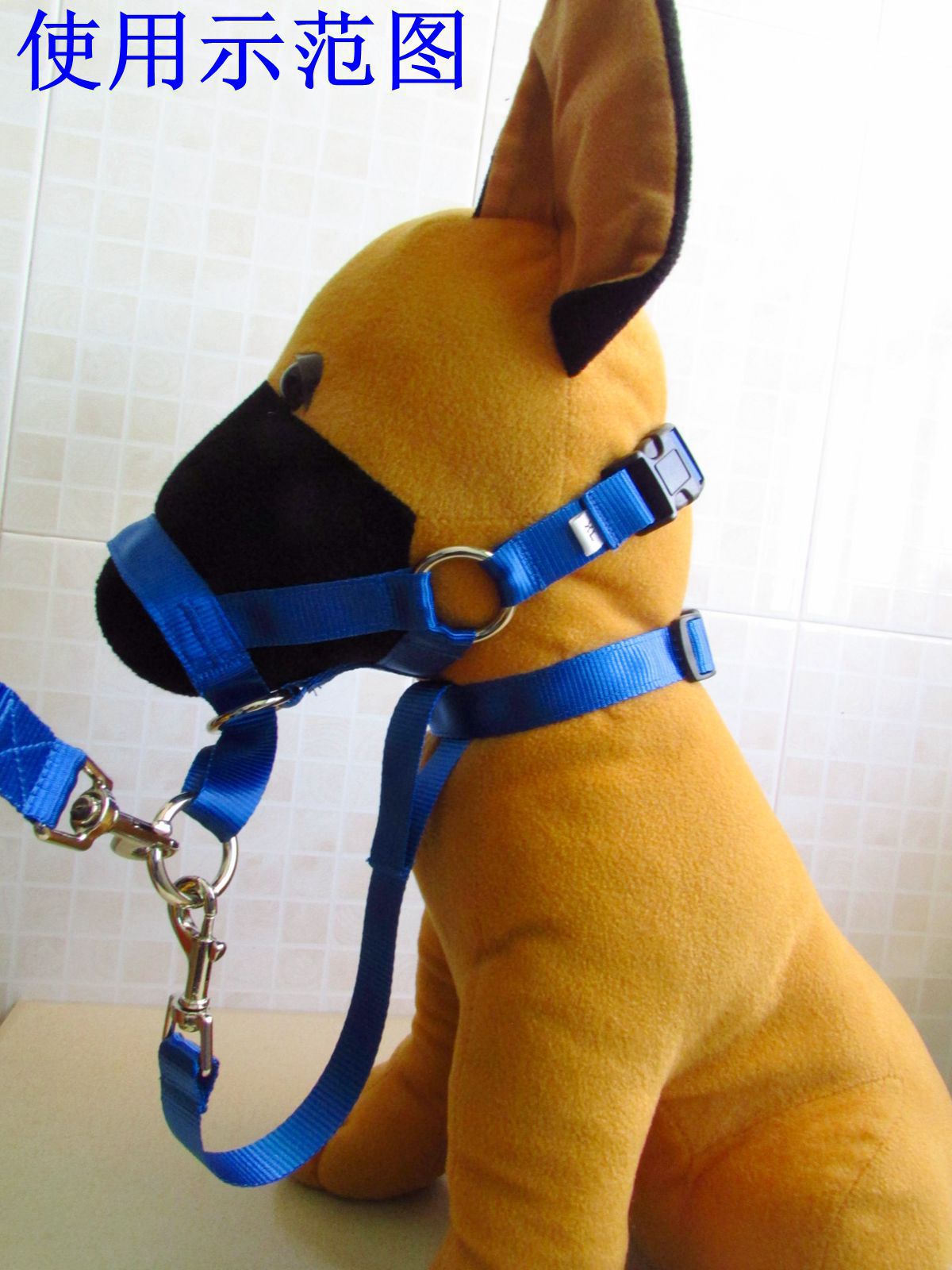 Pet muzzles for outdoor and outdoor use, anti-biting and anti-licking. Dog muzzles with leashes, explosion-proof and impact-resistant pet leashes pic 10