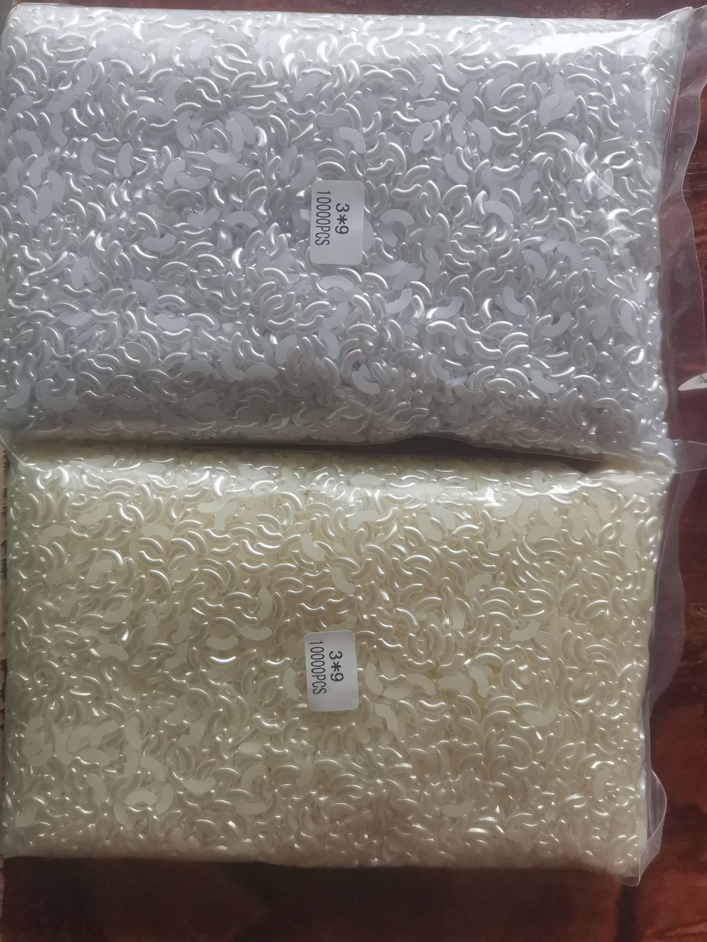 Wholesale of popular nail art accessories: Jelly mini ab color Moon resin flat bottom colorful irregular-shaped diamond nail art diamond pic 23