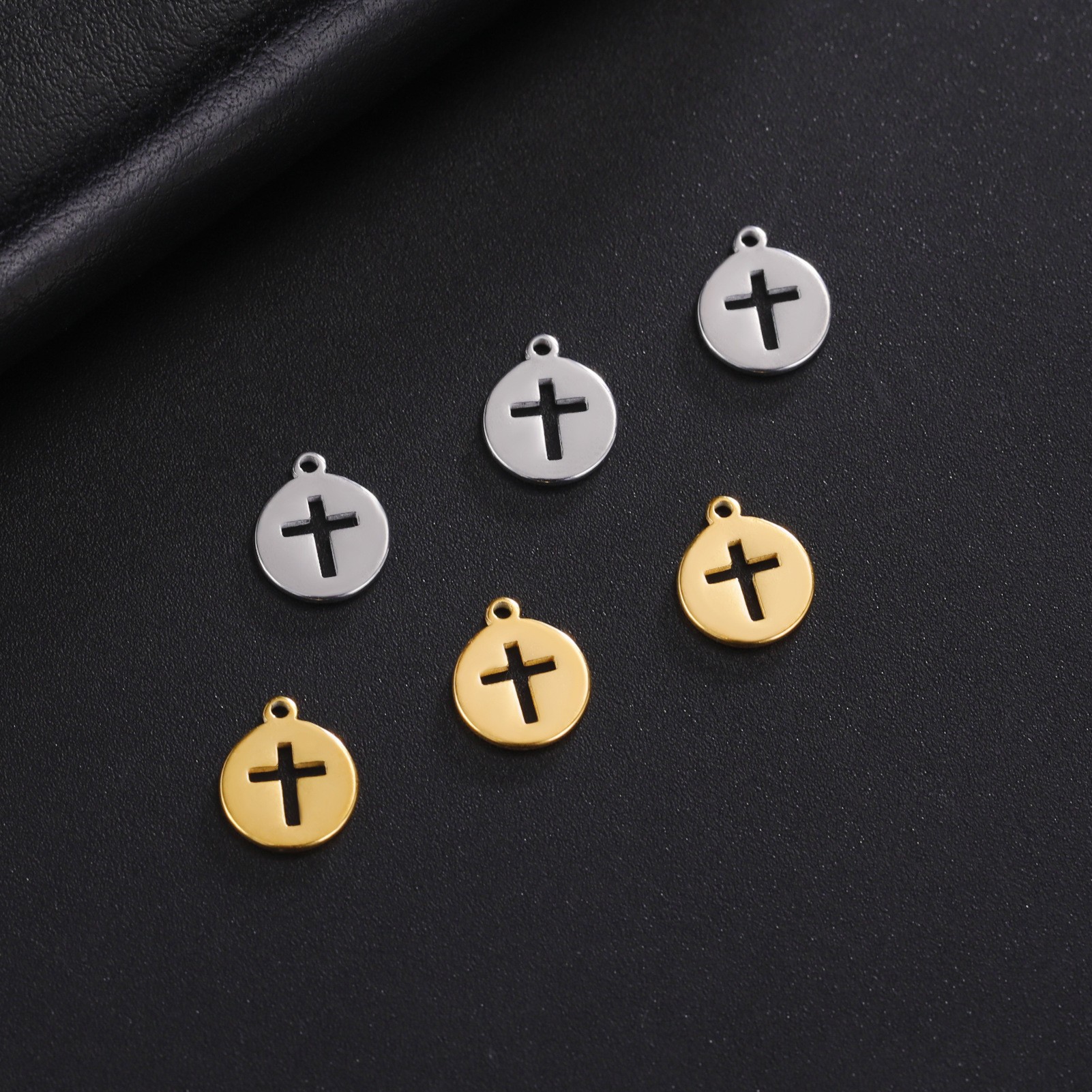 Stainless steel jewelry making, planet crowns, star small ornaments, pendants, bracelets, necklaces, DIY accessories, wholesale in stock pic 10