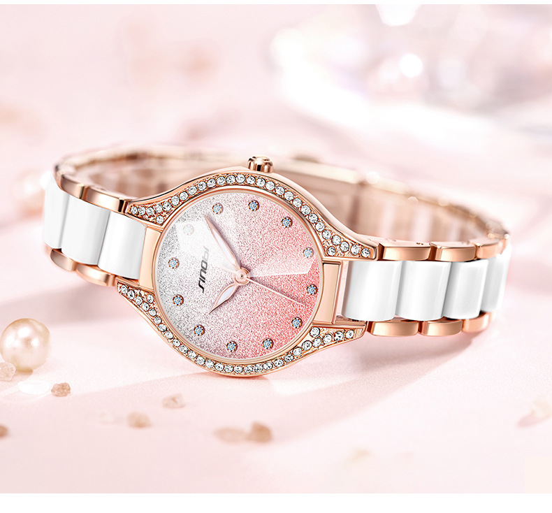 女士手表批发满天星手表女士防水石英手表陶瓷带跨境外贸手表女表详情8