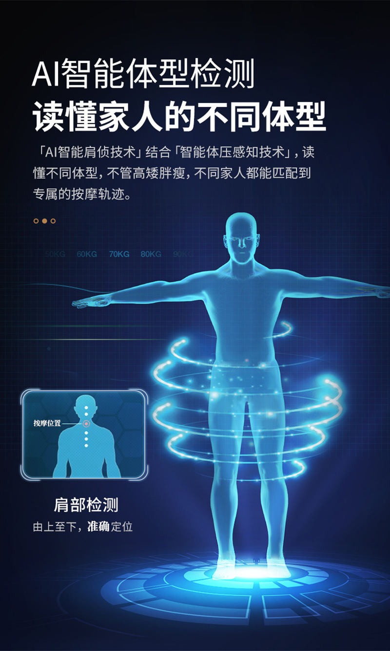 按摩椅太空仓智能4D机械手SL导轨AI语音零重力豪华跨境家用按摩椅按摩椅详情4