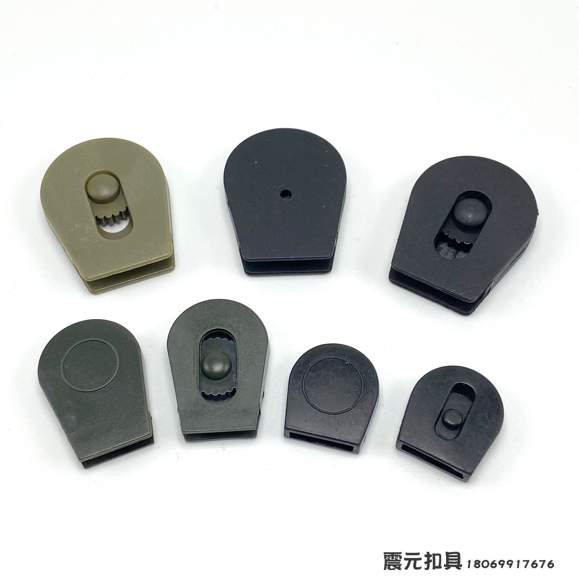 Plastic toothed buckles, fixed elastic rope buckles, hat rope sliding buckles, gear adjustment buckles, anti-slip buckles in various sizes pic 4