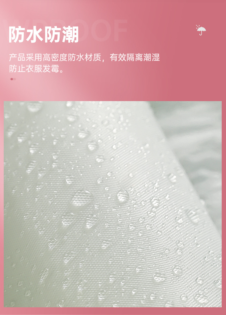 Clothing dust covers, bulk suit bags, clothing dust covers, dust-proof hanging clothes bags, wholesale clothing dust bags with free shipping pic 22