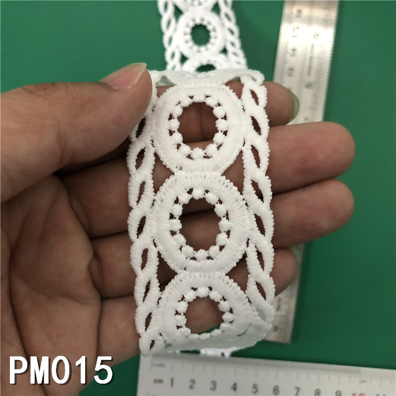 New Lolita embroidery water-soluble lace, milk silk single-sided small flower wave lace, lace with barcode pic 46