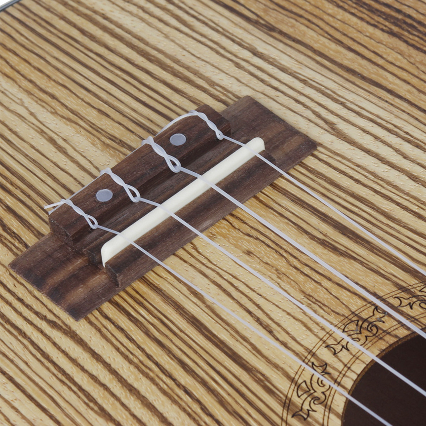 IRIN zebra wood Ukulele, ukulele, Hawaiian 4-string small guitar pic 29