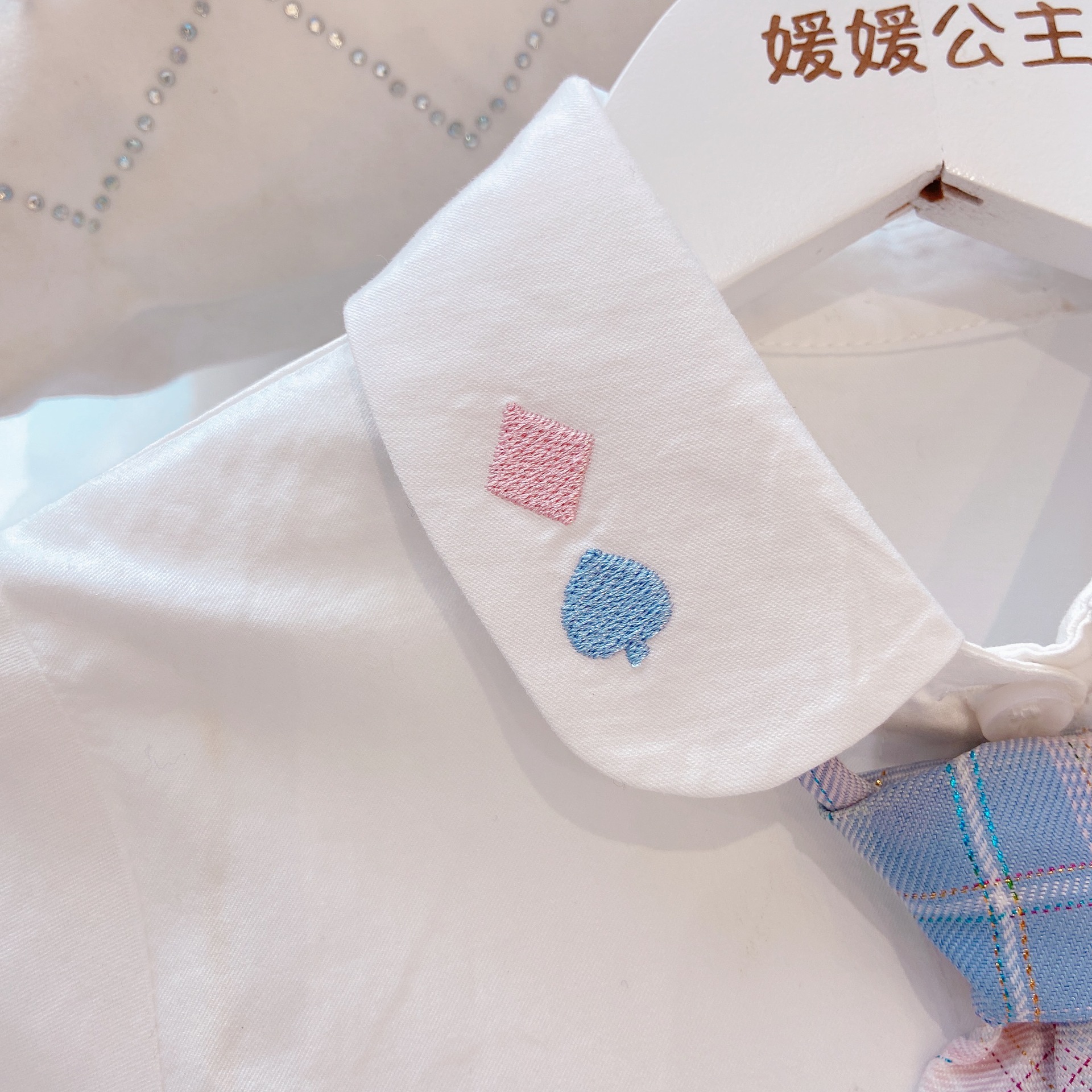 女童套装秋装2022新款儿童jk格子裙三件套女孩毛衣春秋学院风洋气详情6