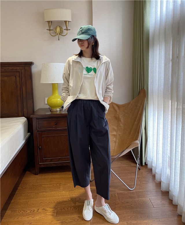 du家自留！轻薄透气酵洗棉小个子奶奶裤宽松显瘦九分休闲哈伦裤潮详情18