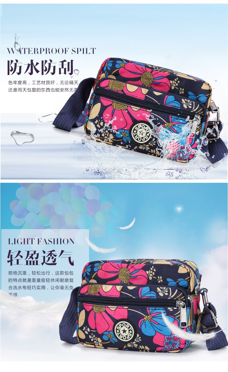 The manufacturer wholesals the new style of popular street stall supplies, casual and fashionable bags, and the new single-shoulder crossbody backpack for mommy pic 4
