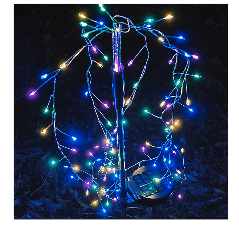 LED太阳能鞭炮灯户外防雨地插灯庭院草坪灯太阳能地插灯详情11