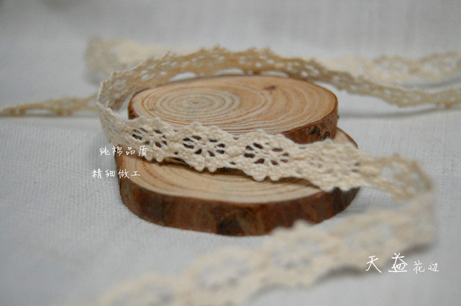 1.0CM exquisite cotton lace hat/throw pillow accessories /DIY fabric /ZAKKA handicrafts pic 2