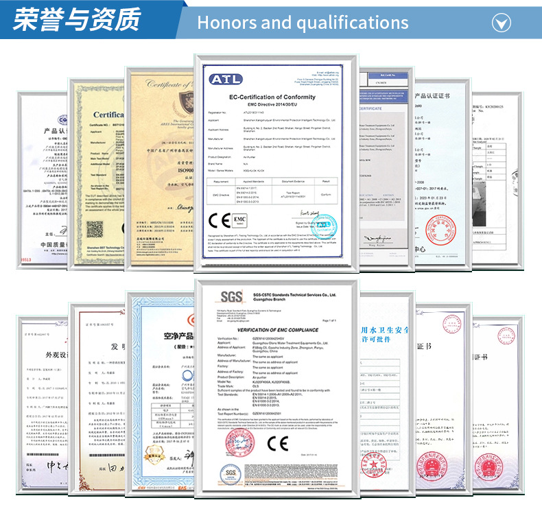 Air purifier, household indoor humidification, UV ultraviolet disinfection, formaldehyde removal, smoke and odor removal, negative ion purifier pic 58