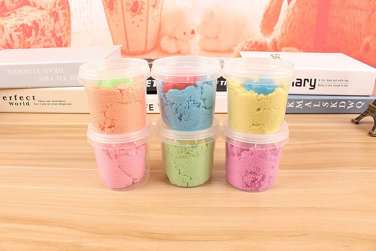 玩具棉花拉力沙瓶装送模具益智科童玩具沙 环保彩沙拉送模具1详情16