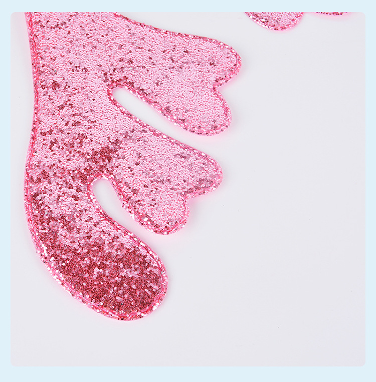 跨境圣诞节可爱亮片鹿角儿童发箍 圣诞狂欢表演鹿角头箍发饰详情5