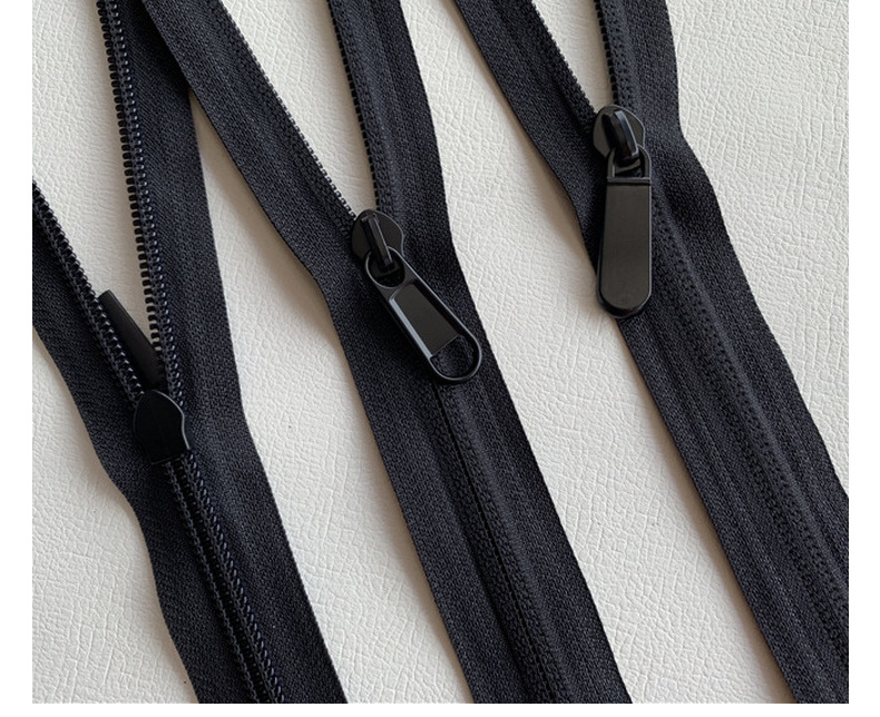 厂家货源5号防水反穿拉头 无锁黑色电泳拉头 男女款书包背包拉片详情10