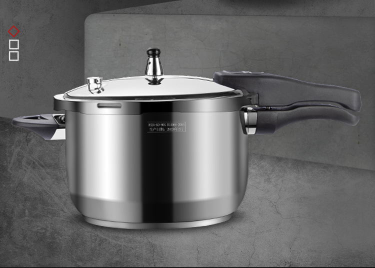 304 stainless steel pressure cooker, household thickened explosion-proof, commercial gas stove, induction cooker, pressure cooker, stainless steel explosion-proof pressure cooker, pressure cooker, stainless steel pot, kitchenware explosion-proof pot pic 1