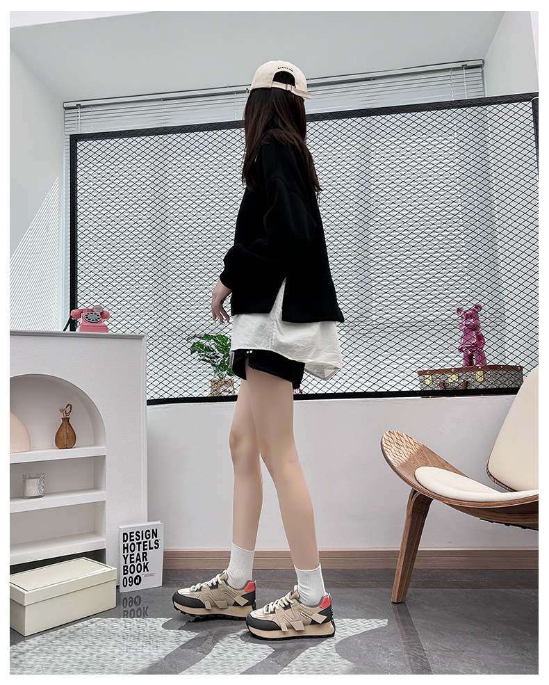 ins韩版阿甘鞋女2023秋季新款学生跑步运动老爹鞋增高休闲FD6686详情13
