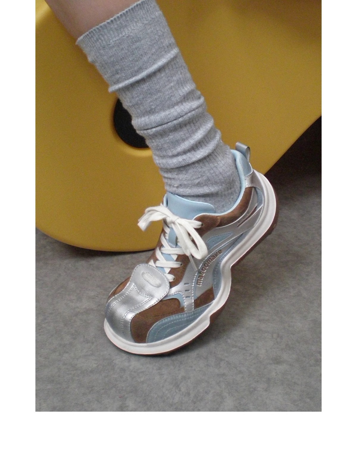 马速主义2025新款小众设计ins潮萌爪鞋女春厚底运动鞋休闲大头鞋详情22