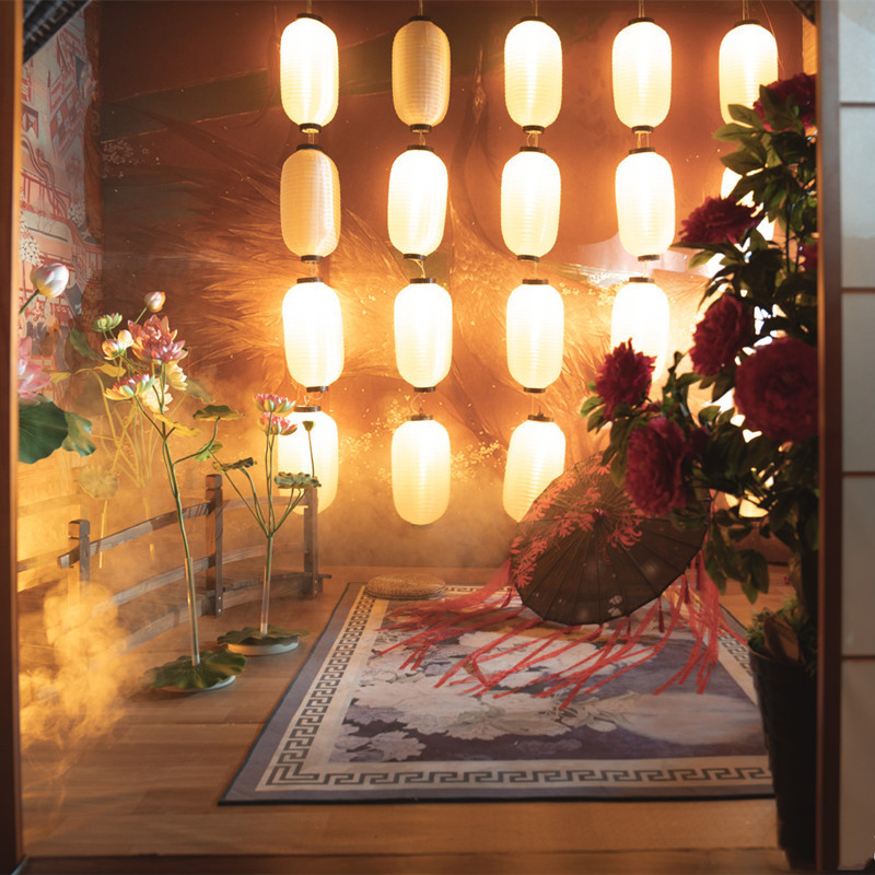 Ancient-style lanterns, Hanfu shooting props, DIY lantern walls, Lantern Festival riddles, Tang and ancient-style wedding lantern decorations pic 30