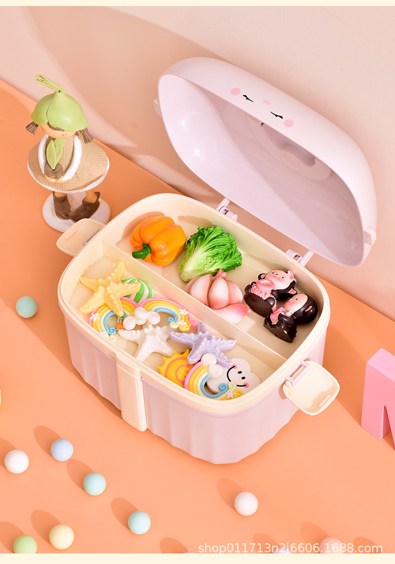 加厚家用药箱塑料收纳箱整理箱儿童零食玩具收纳盒储物箱批发详情19