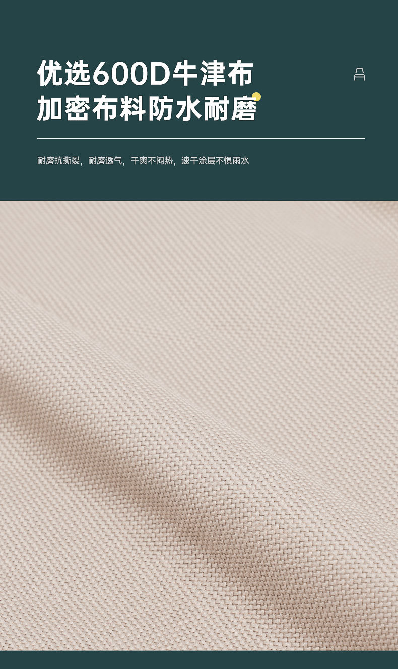 Dacheng double folding Chair, wood grain aluminum tube, Kemite Chair, multi-functional outdoor chair, Autumn Camping and Leisure chair pic 16