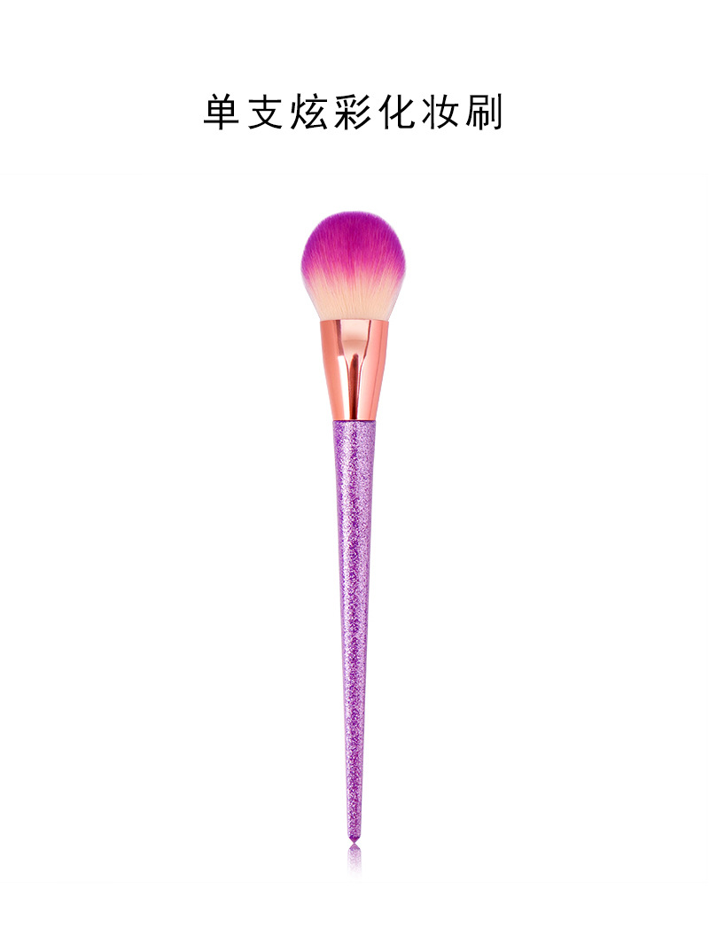 Single set of dazzling matte makeup brush, Starry powder blush brush, Amazon AliExpress cross-border trade stock shanilak pic 2
