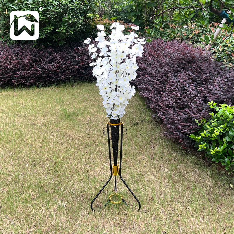 Direct sales manufacturer cross-border wedding and wedding scene wedding baskets, iron baskets, flower baskets, wedding flower stands, welcome baskets, aisle flower baskets pic 22