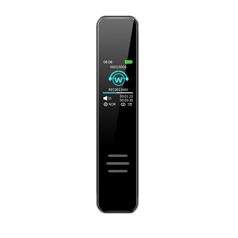 5D mirror eye-protecting color screen digital voice recorder 3072KBPS MP3 player pic 4