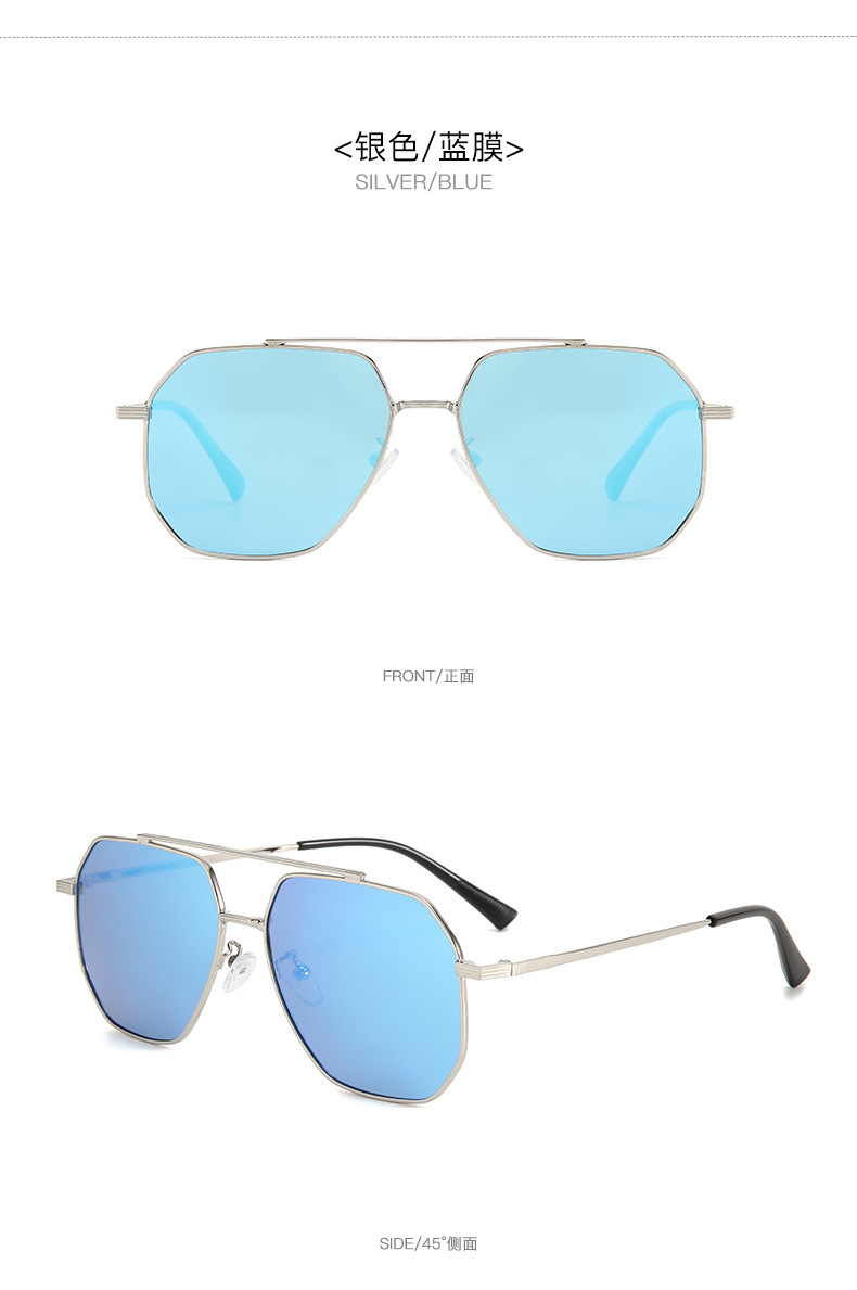 Classic retro metal polarized sunglasses of the same style as those for Xiaohongshu and Douyin live streaming, driving, fishing and UV protection sunglasses pic 28