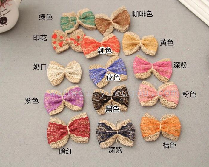Packaging materials: Lace edges, linen strips, bows, wedding accessories pic 2
