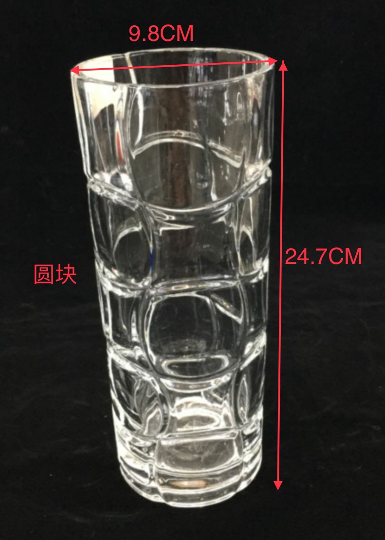 Yuxing Glass Large Glass Vase, transparent hydroponic decorative vessel, home living room lily and rose flower arrangement, hydroponic plant container pic 17